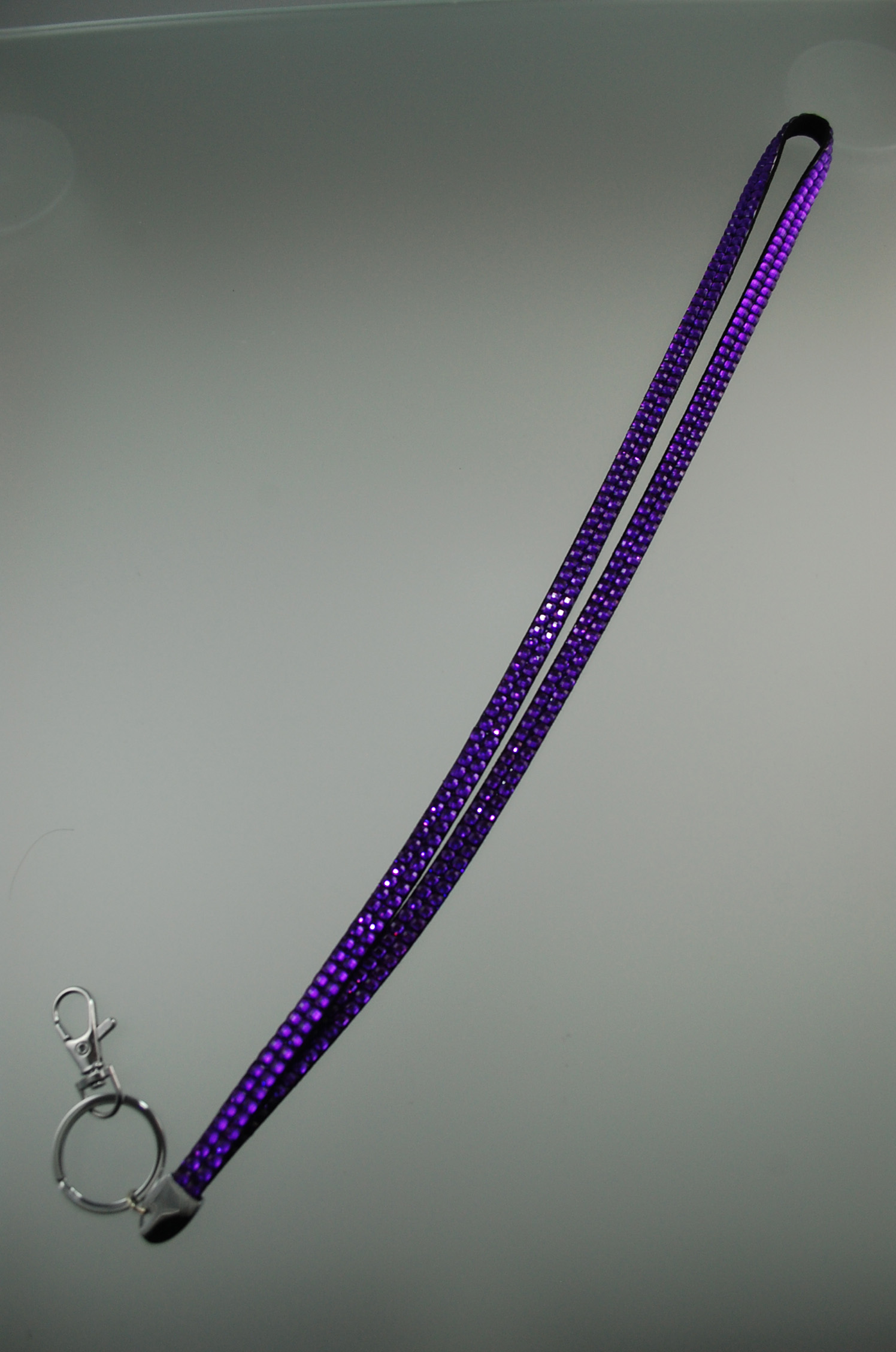 Cliphanger Lanyard Bling Purple